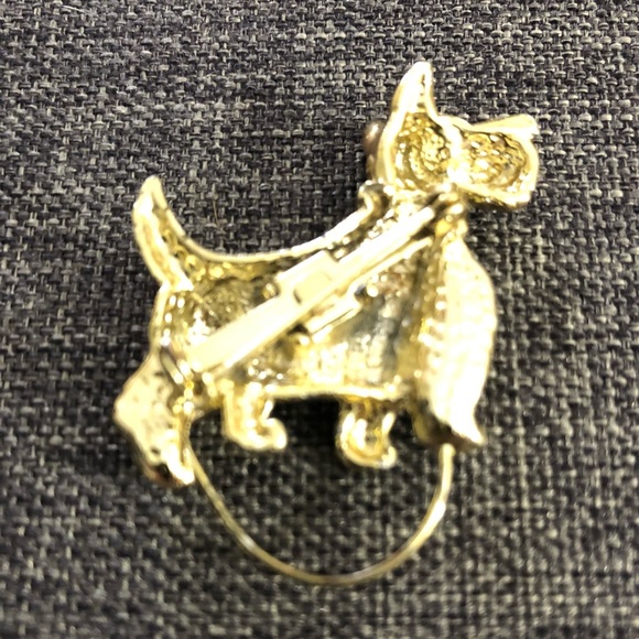 Vintage Schnauzer Dog Puppy Brooch Pin Beautiful and Vivid. Pl. C pics.BO3 - Picture 6 of 8